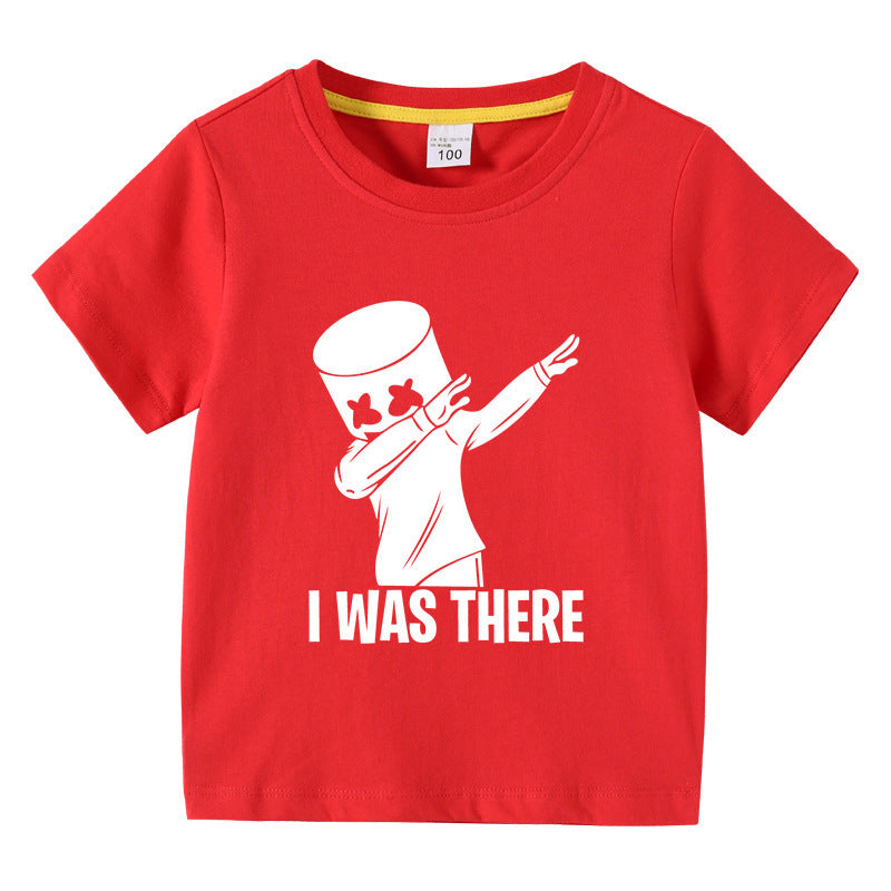 Children's summer short sleeved T-shirt