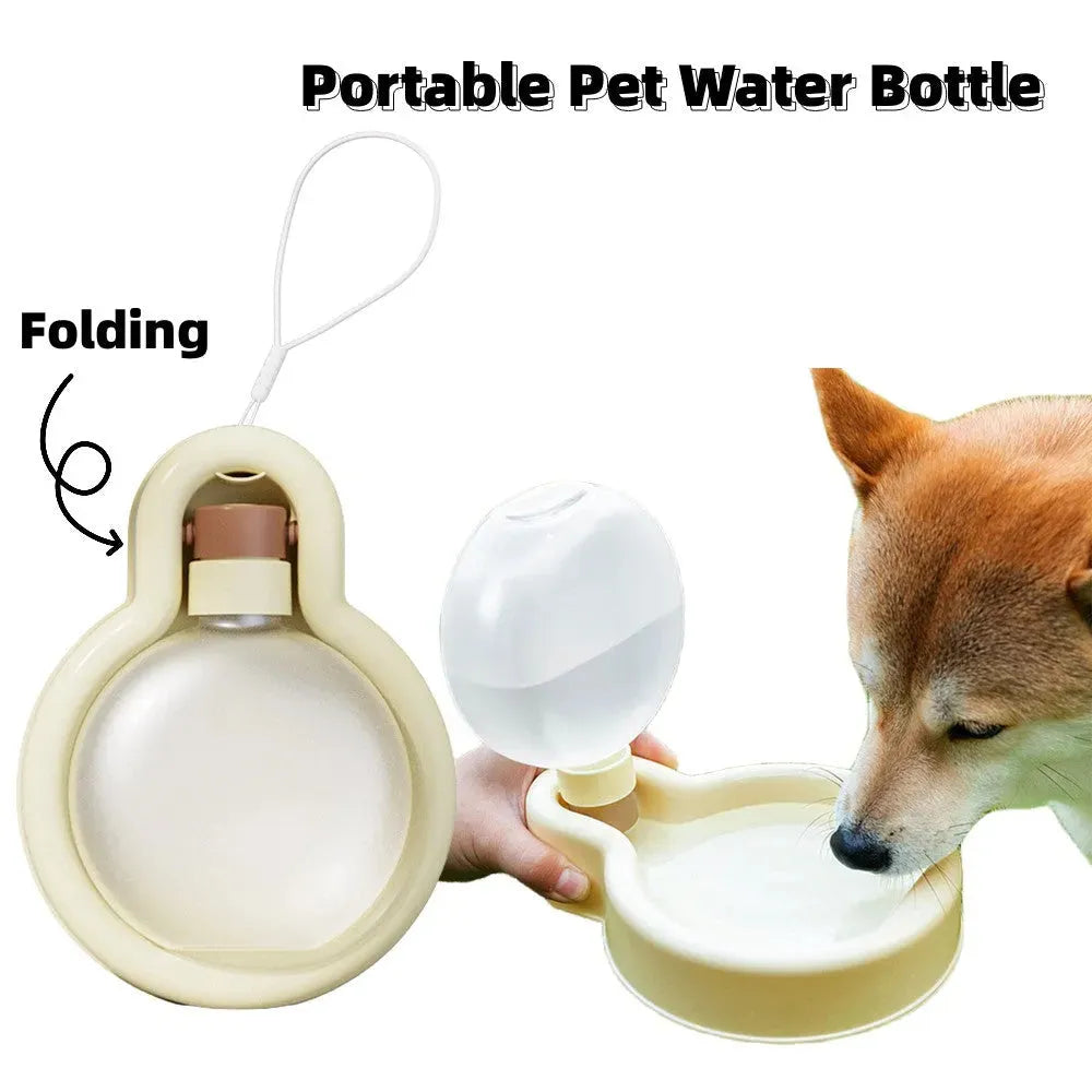500ml Portable Cat Dog Water Bottle Sealed Travel Puppy Cats Fold Drinking Bowl Outdoor Pet Water Dispenser Pet Products - Bella Enchanté