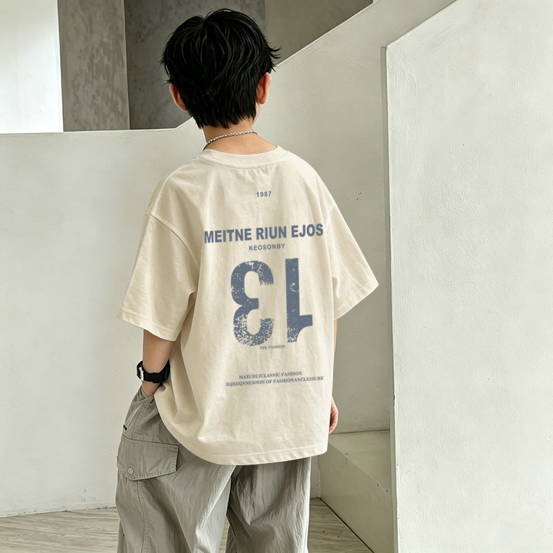 Stylish Boys' Short Sleeve T-Shirt