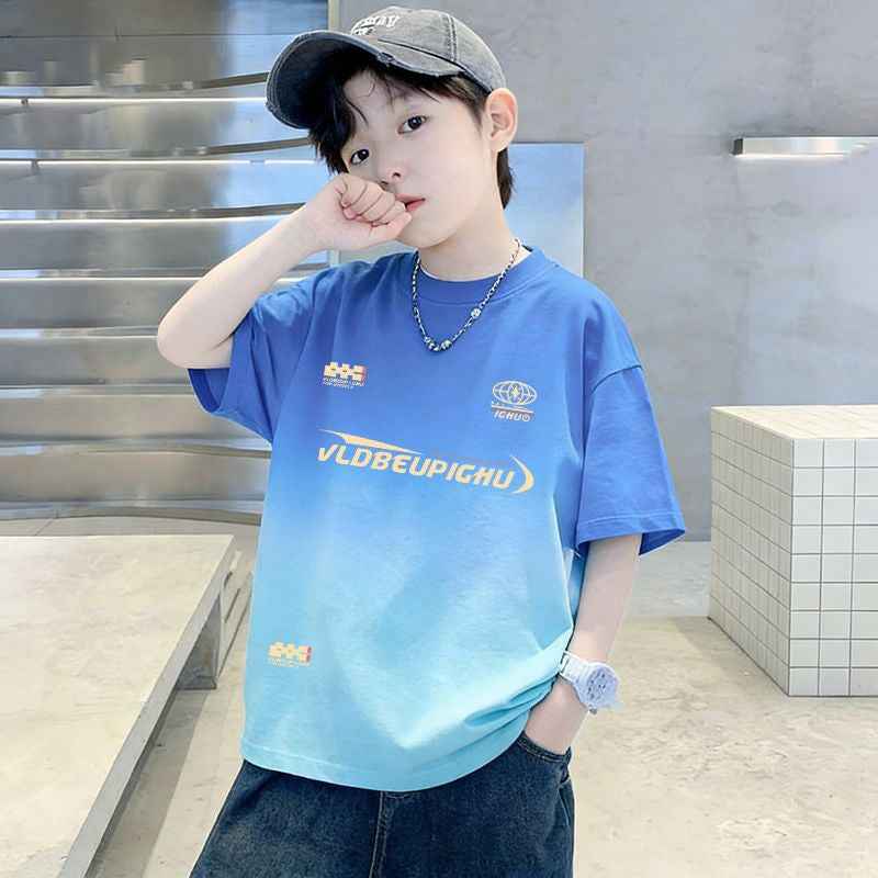 Boy's  Tie-Dye Heavyweight Short Sleeve T-Shirt