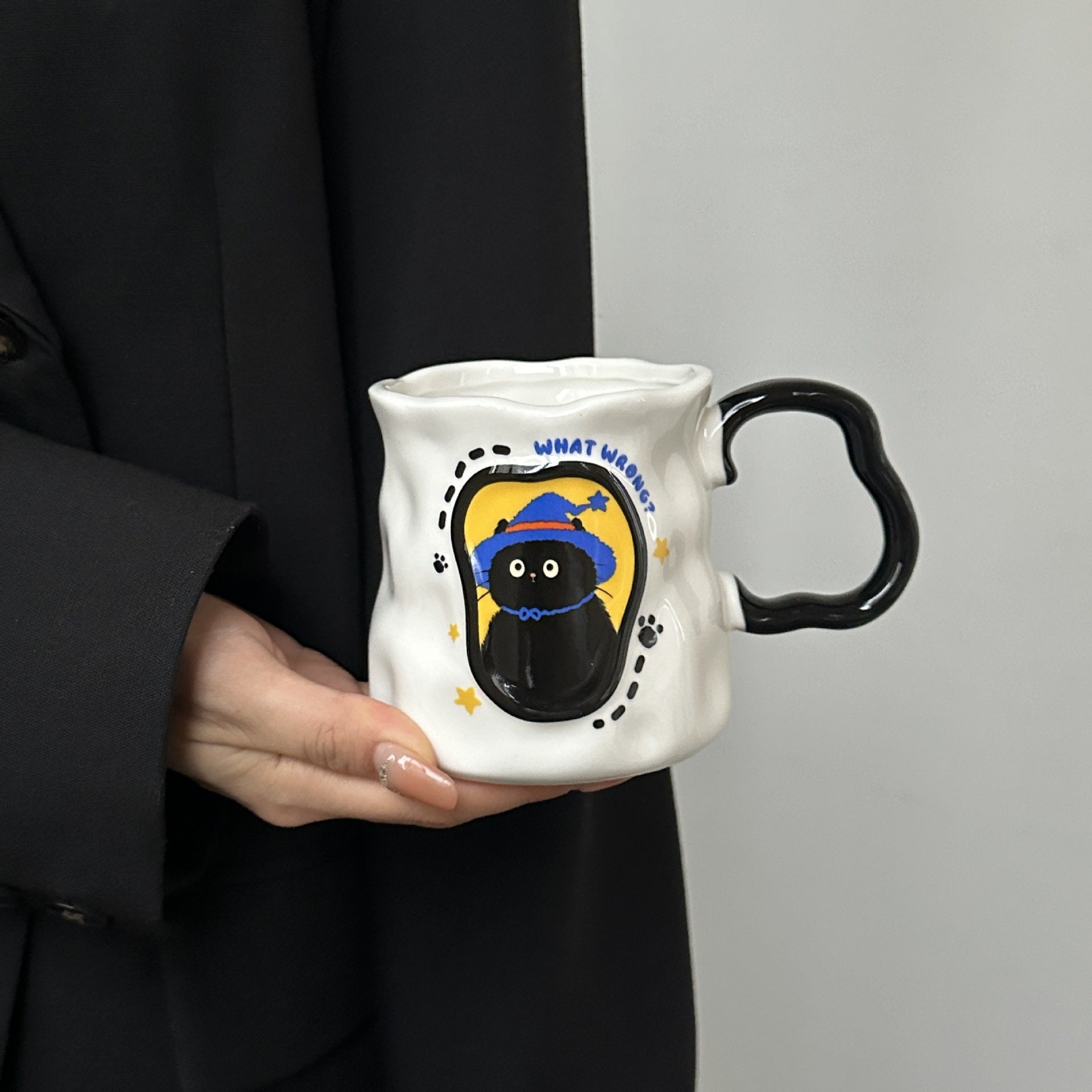 Cup Ceramic Hand High Sense Water Cup Box