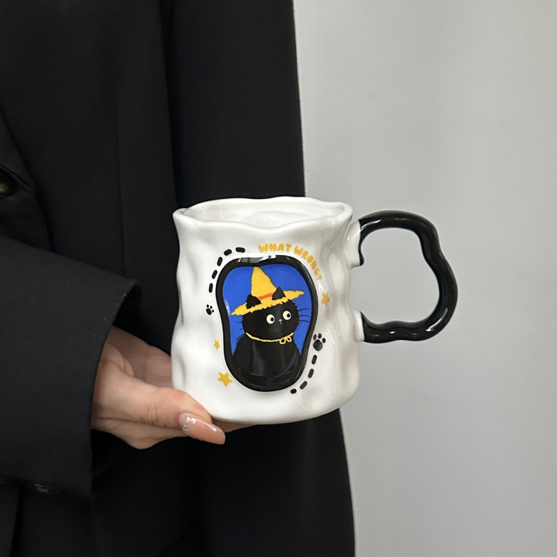 Cup Ceramic Hand High Sense Water Cup Box
