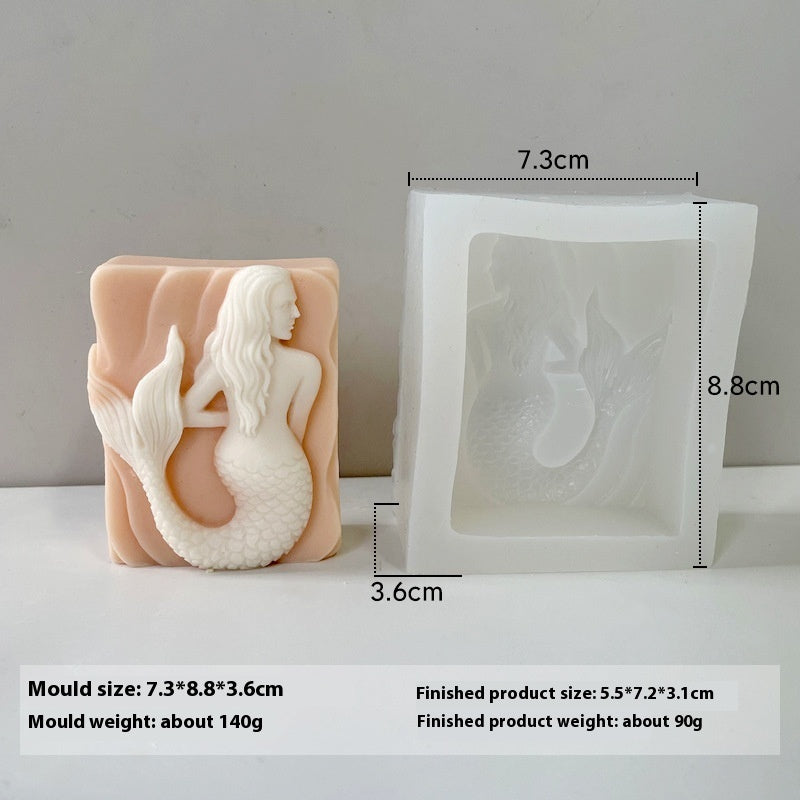 Mermaid Aromatherapy Candle Mould Diy