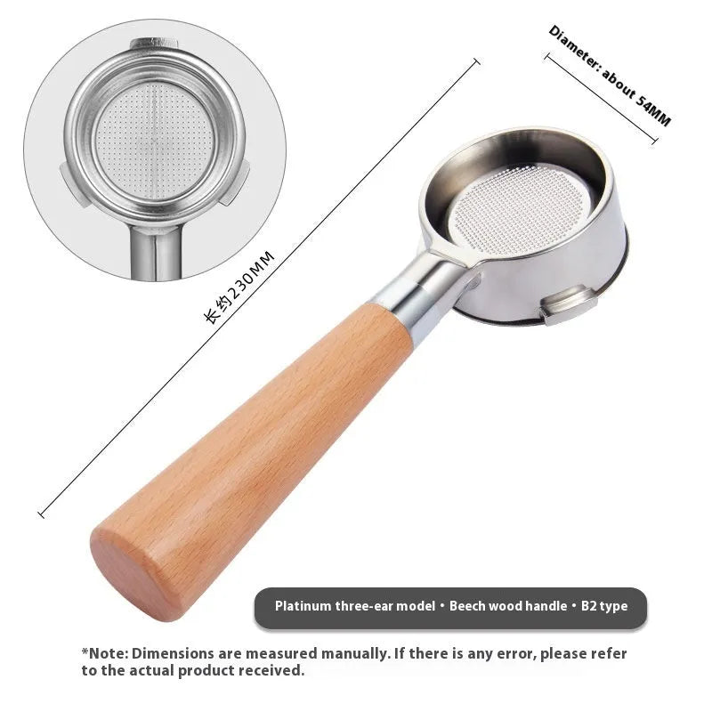 54mm Single-layer Strainer Coffee Machine Modified Bottomless Handle - Bellarte Enchanté 54mm Single-layer Strainer Coffee Machine Modified Bottomless Handle