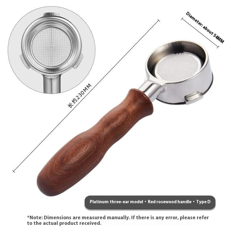 54mm Single-layer Strainer Coffee Machine Modified Bottomless Handle - Bellarte Enchanté 54mm Single-layer Strainer Coffee Machine Modified Bottomless Handle