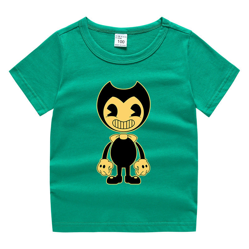 Children's summer short sleeved T-shirt