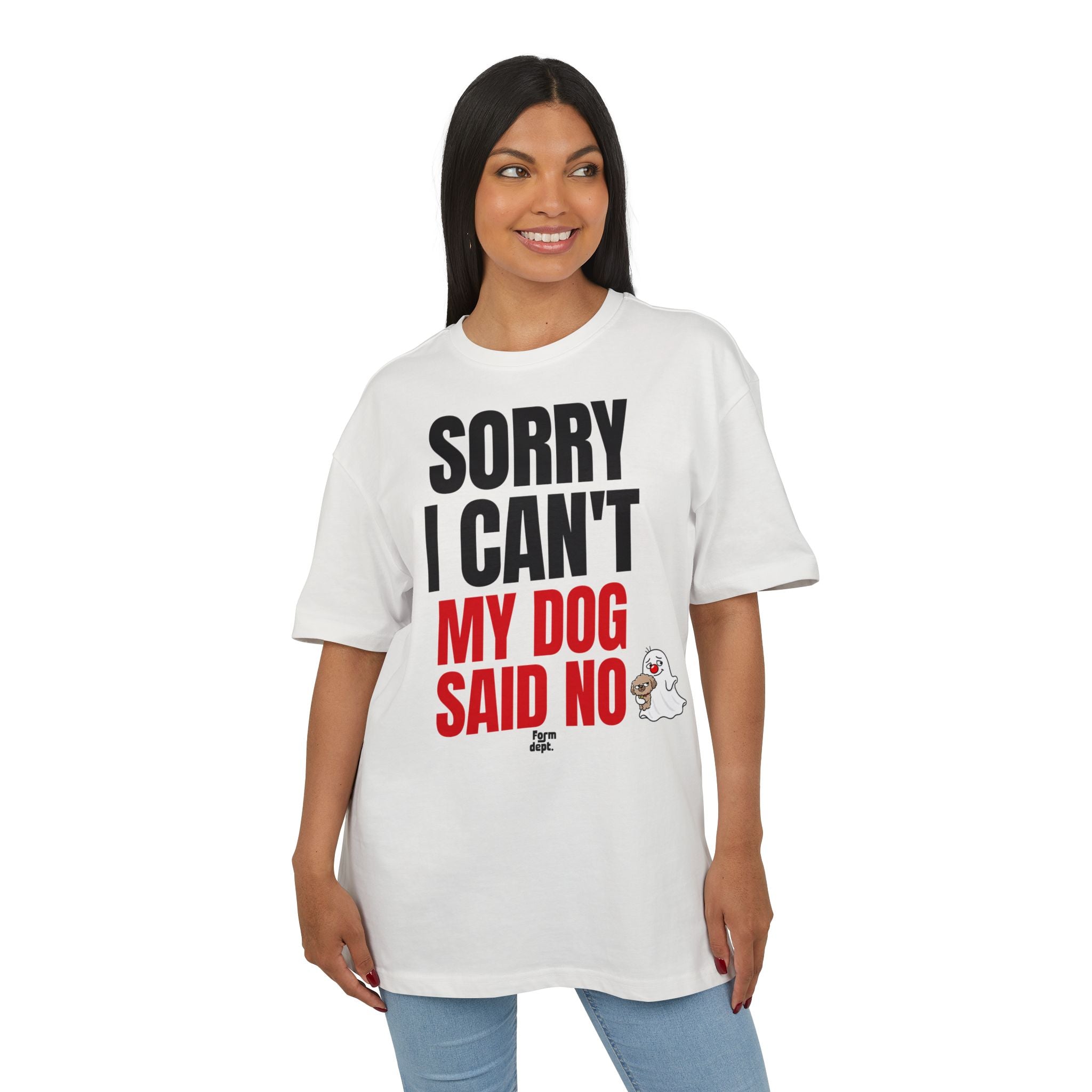 Sorry I Can’t My Dog Said No Graphic Dog Lover T-Shirt