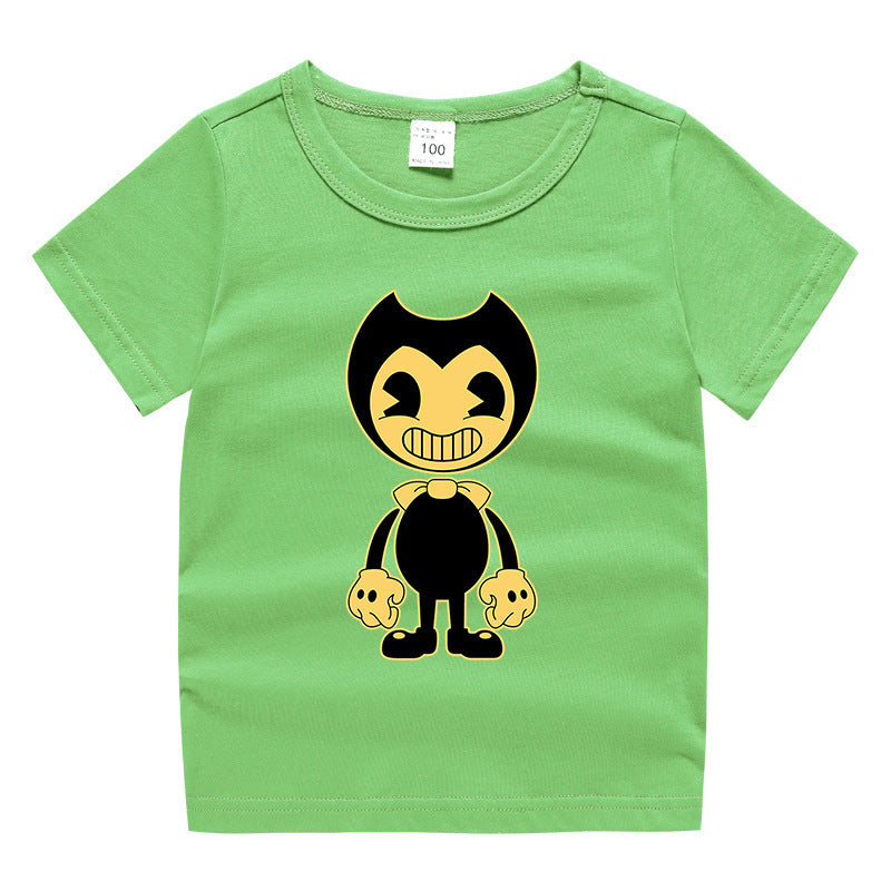 Children's summer short sleeved T-shirt