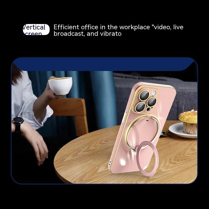 Electroplated Magnetic Suction Phone Case - Bella Enchanté