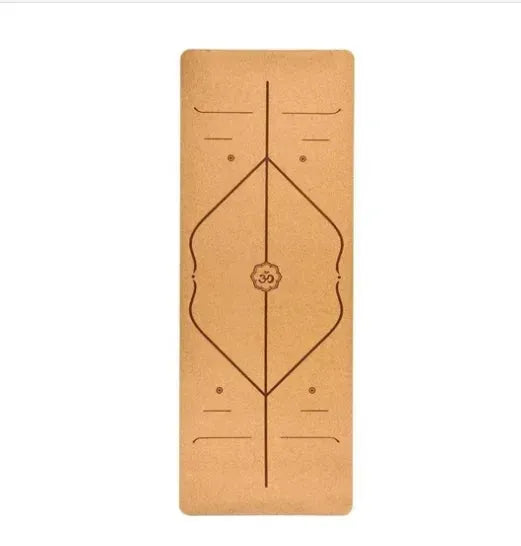 5mm Wooden Yoga Mat – Non-Slip, Wear-Resistant, Printed Design - Bellarte Enchanté 5mm Wooden Yoga Mat – Non-Slip, Wear-Resistant, Printed Design