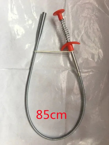 60CM Sewer Dredger Spring Pipe Dredging Tool Household Hair Cleaner Drain Clog Remover Cleaning Tools Household For Kitchen Sink Kitchen Gadgets - Bellarte Enchanté 60CM Sewer Dredger Spring Pipe Dredging Tool Household Hair Cleaner Drain Clog Remover Cleaning Tools Household For Kitchen Sink Kitchen Gadgets
