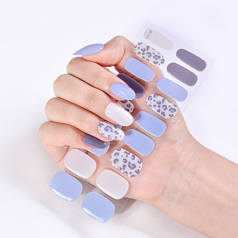 UV Phototherapy Semi-curing Gel Semi-baked Nail Sticker