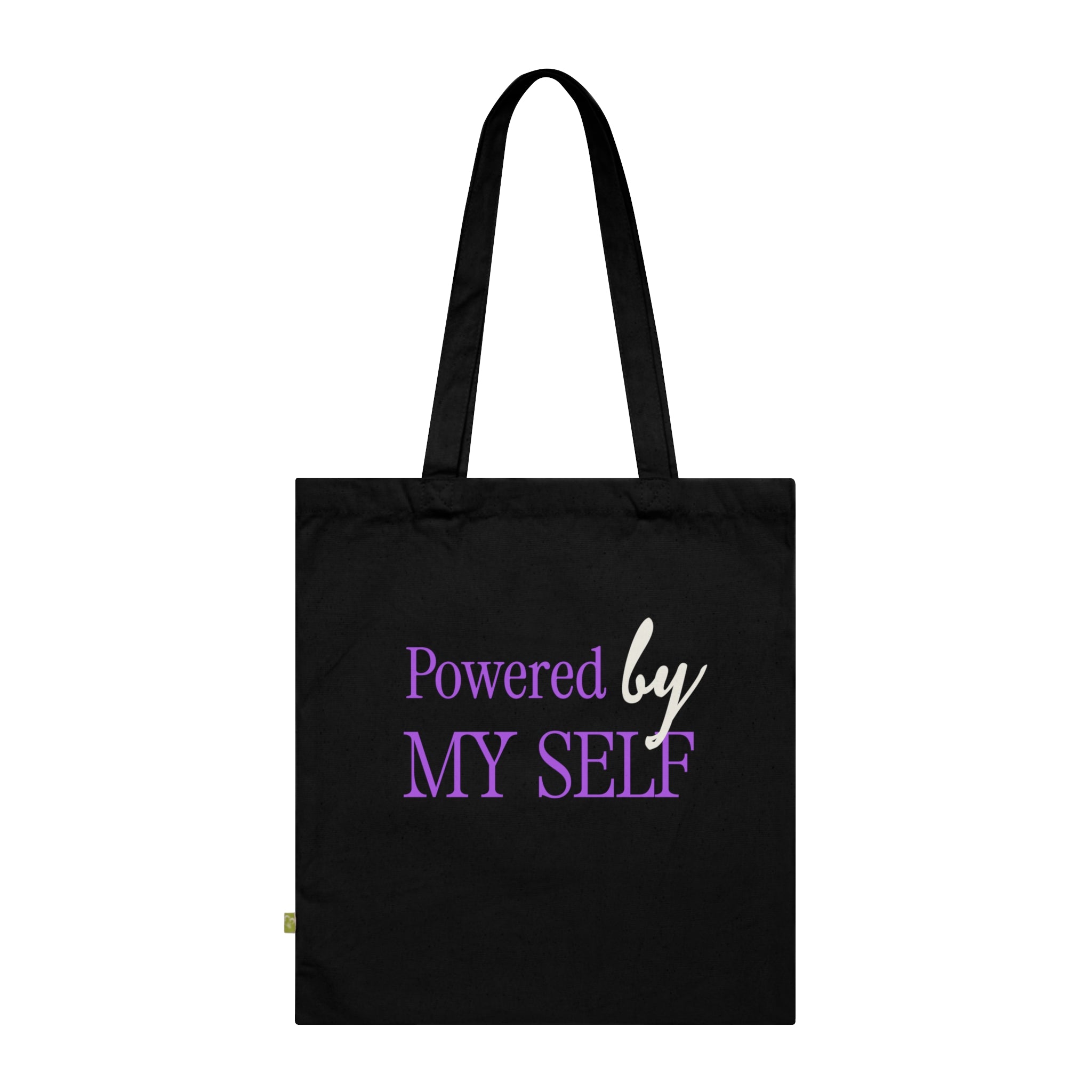 Powered by My Self Organic Cotton Tote Bag