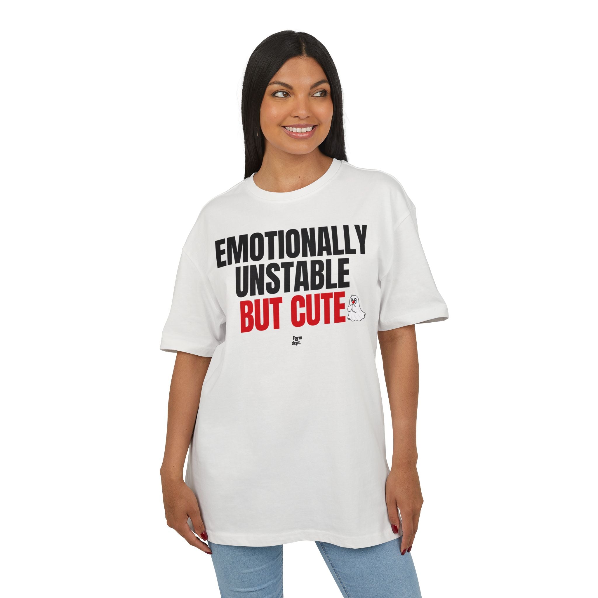 Emotionally Unstable But Cute Oversized T-Shirt