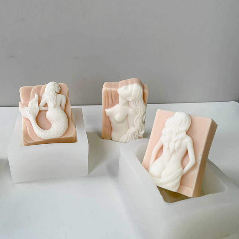 Mermaid Aromatherapy Candle Mould Diy