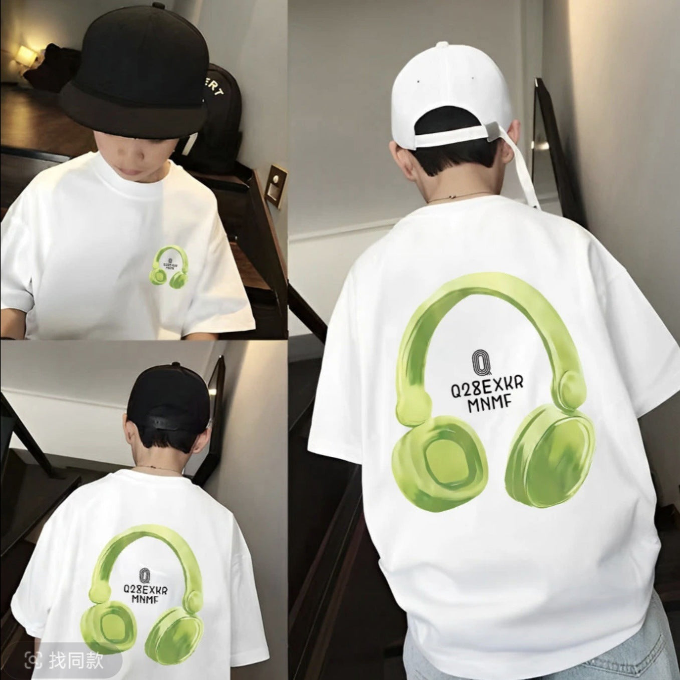 Boys T-Shirt  Kids Short Sleeve T-Shirt Loose Children's Clothing 6-12 Years Baby Half Sleeve Top
