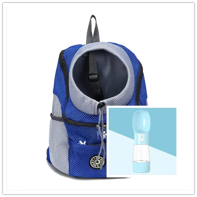 Pet Dog Carrier Carrier For Dogs Backpack Out Double Shoulder Portable Travel Outdoor Carrier Bag Mesh - Bella Enchanté