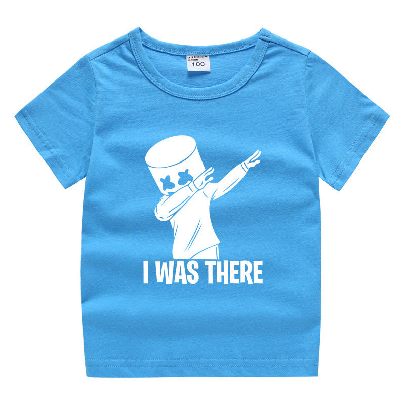 Children's summer short sleeved T-shirt