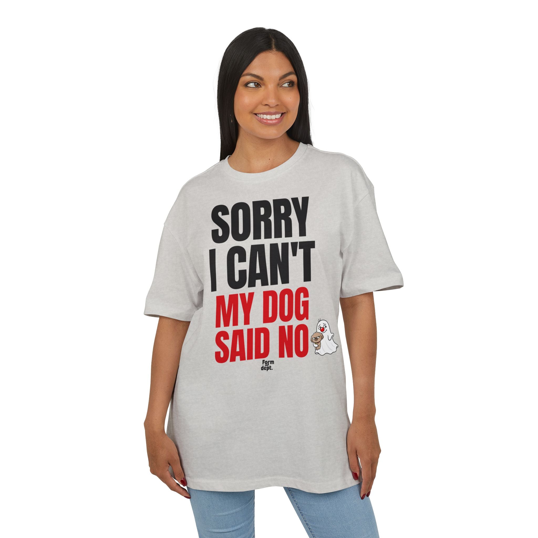 Sorry I Can’t My Dog Said No Graphic Dog Lover T-Shirt