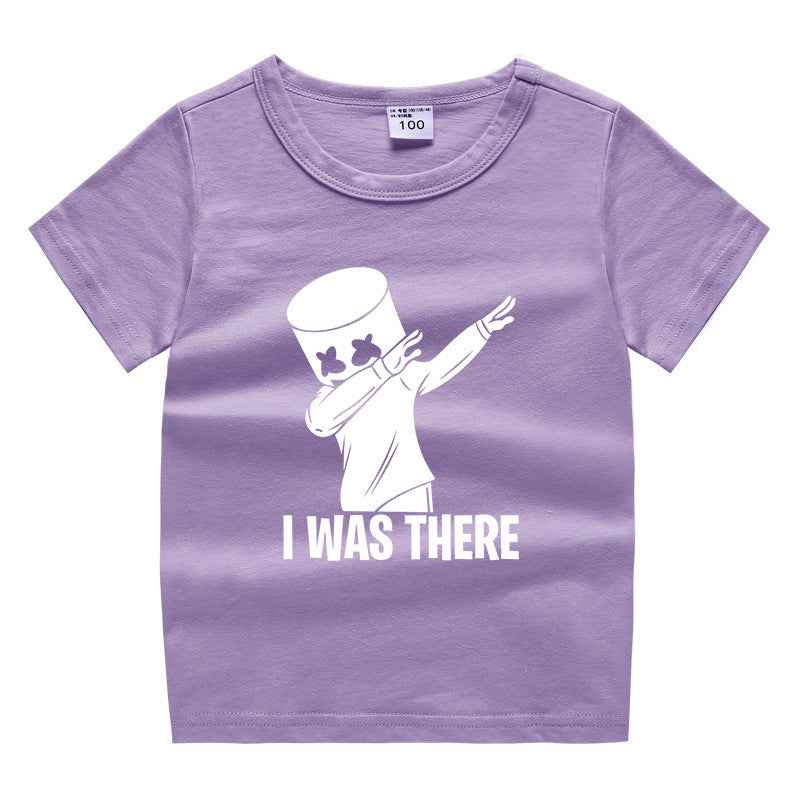 Children's summer short sleeved T-shirt