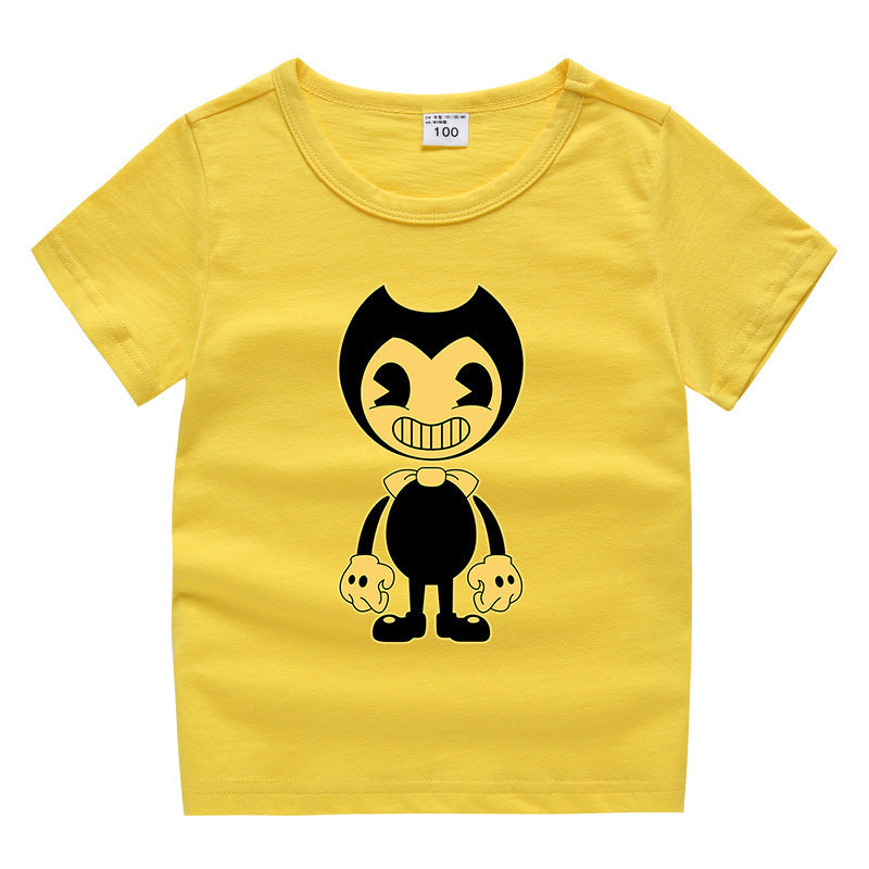 Children's summer short sleeved T-shirt