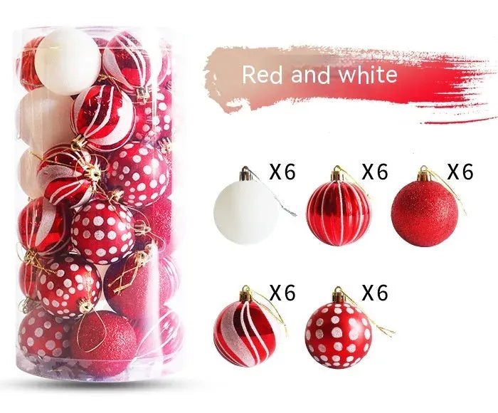 6cm Barrel Special-shaped Electroplating Painted Christmas Ball Plastic - Bellarte Enchanté 6cm Barrel Special-shaped Electroplating Painted Christmas Ball Plastic