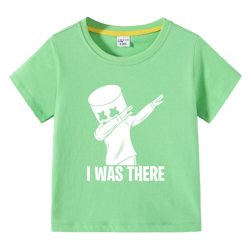 Children's summer short sleeved T-shirt