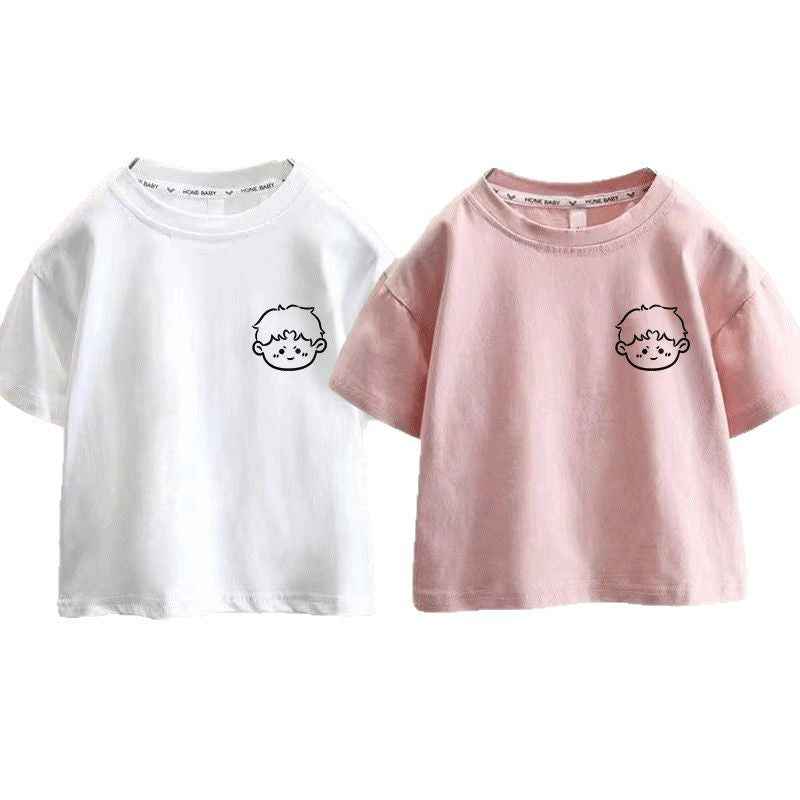 Cute Cartoon Short Sleeve T-Shirt for Boys