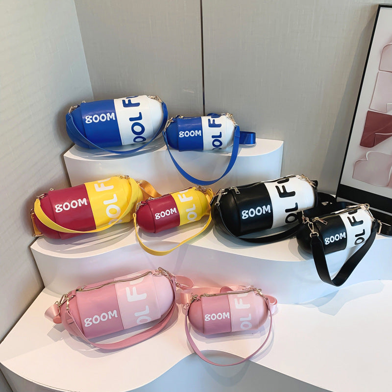 Contrast Color Capsule Shell Women's Bag Crossbody