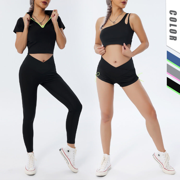 European and American Yoga Suit Set