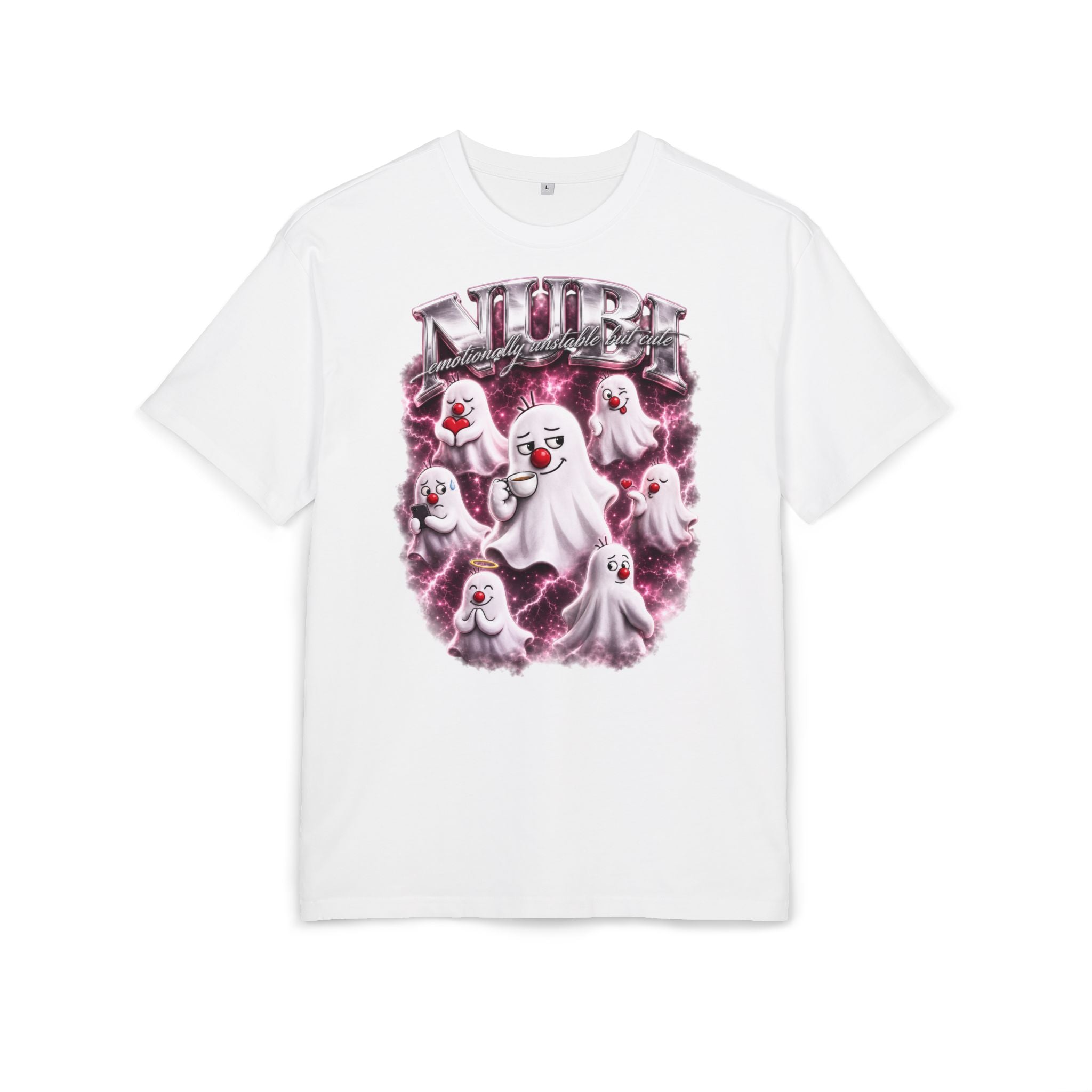 Spooky Ghost Halloween Oversized T-Shirt