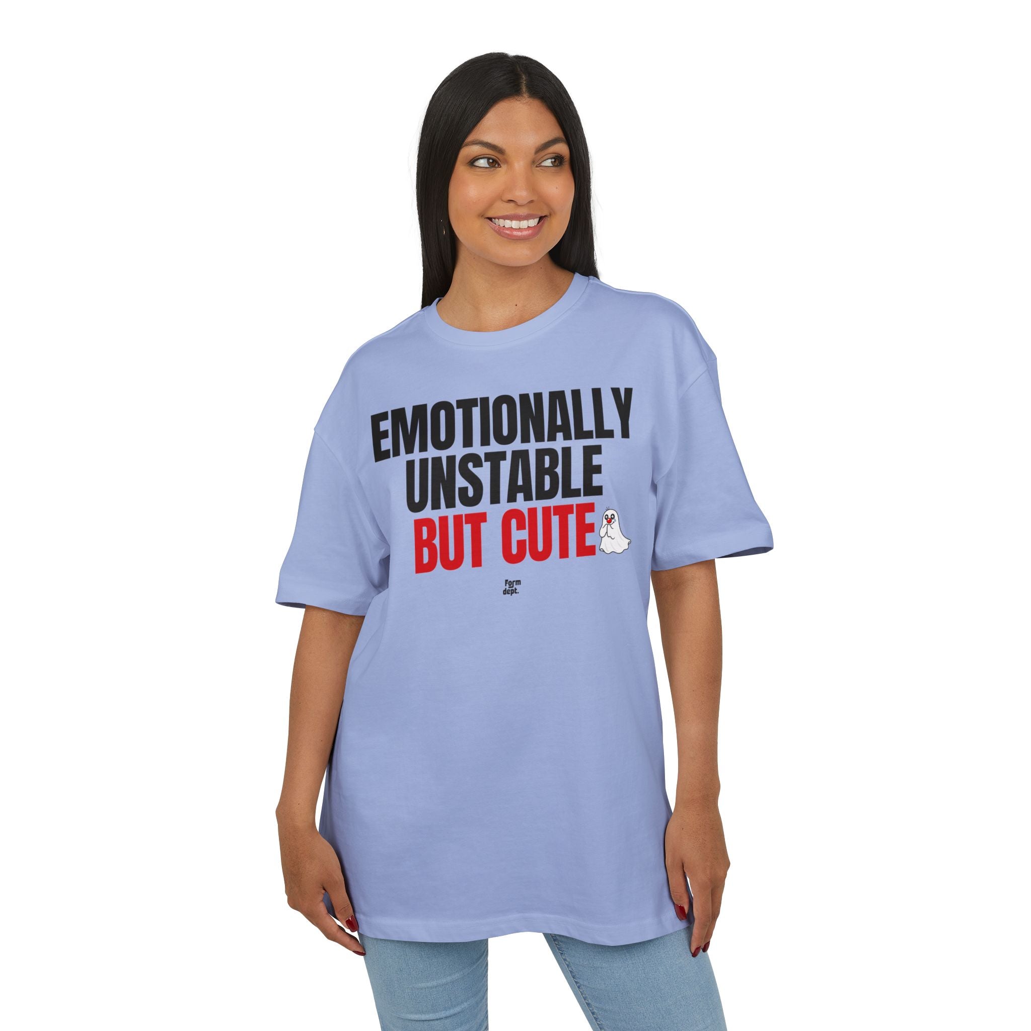 Emotionally Unstable But Cute Oversized T-Shirt