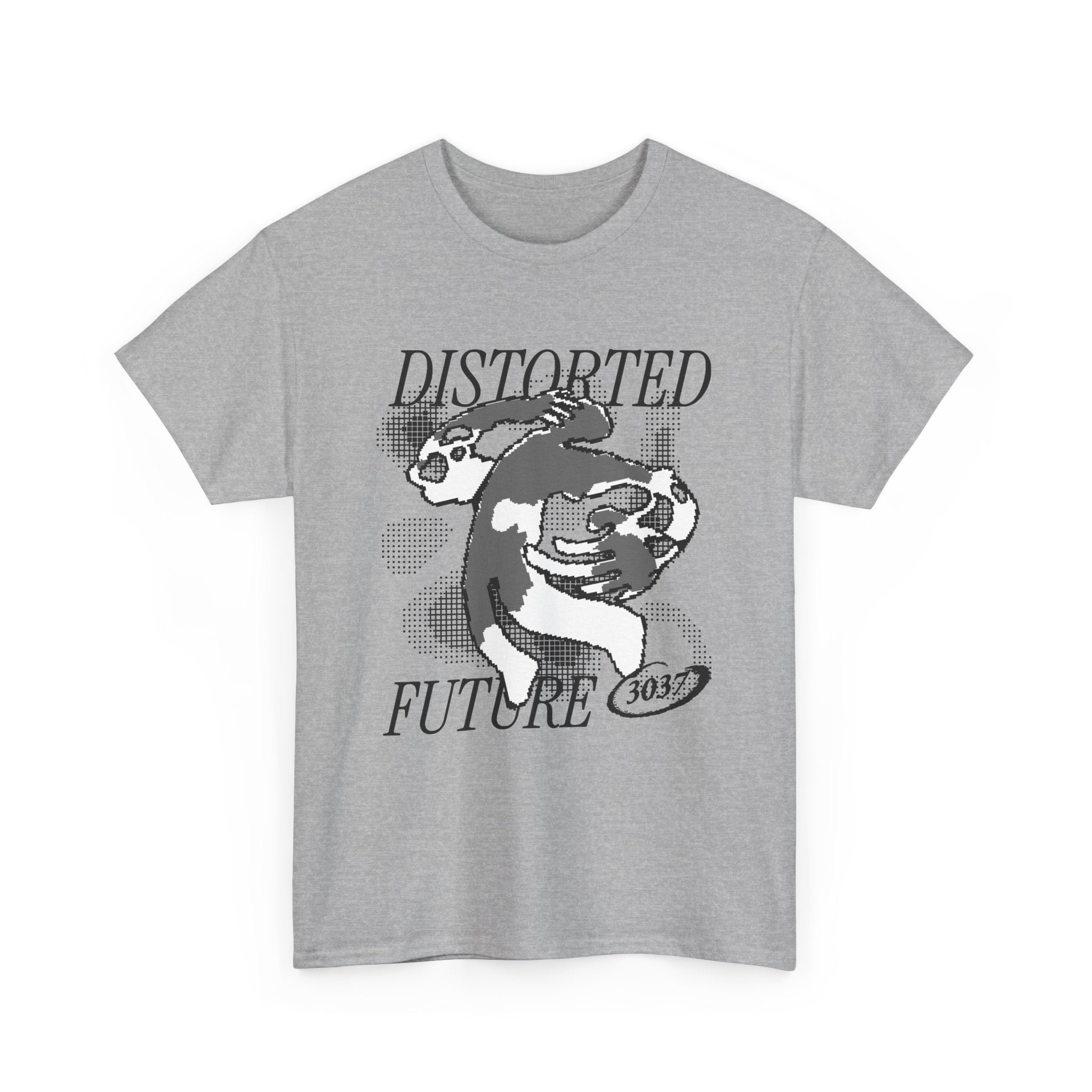 Distorted Future Retro Punk Graphic Tee