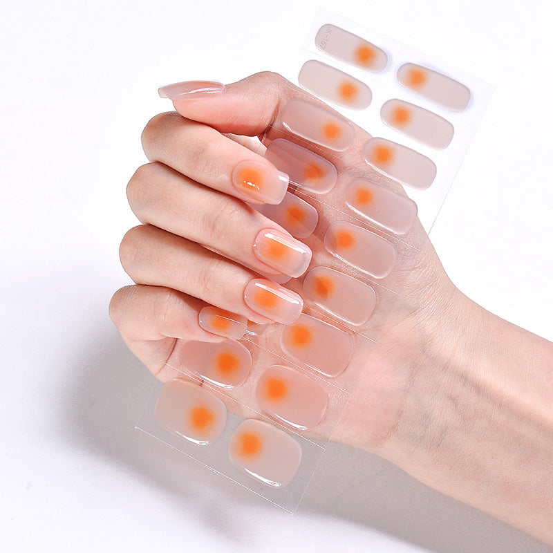 UV Phototherapy Semi-curing Gel Semi-baked Nail Sticker