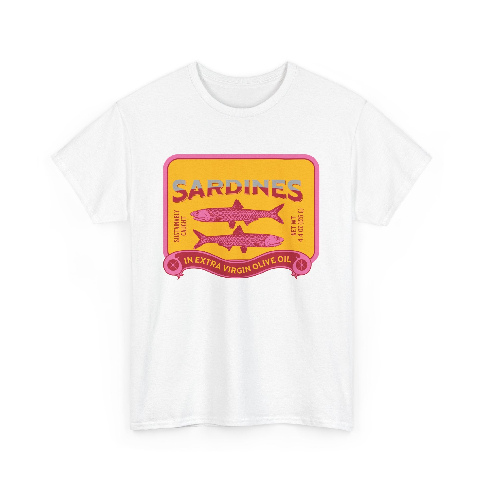 Sardines in Extra Virgin Olive Oil Vintage Graphic T-Shirt