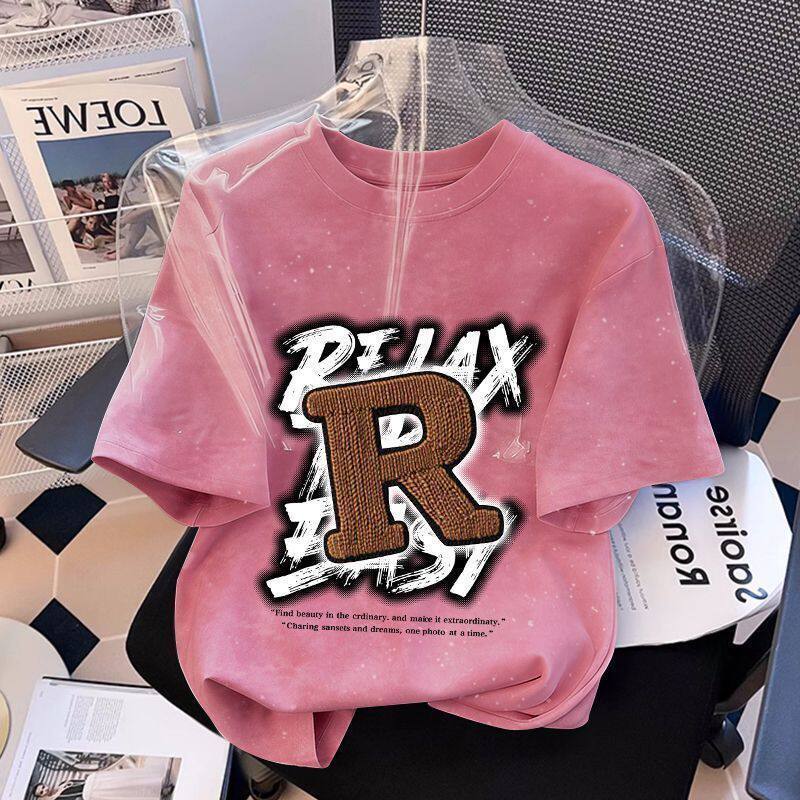 Casual Gradient Color Breathable Short Sleeve T-Shirt for Kids