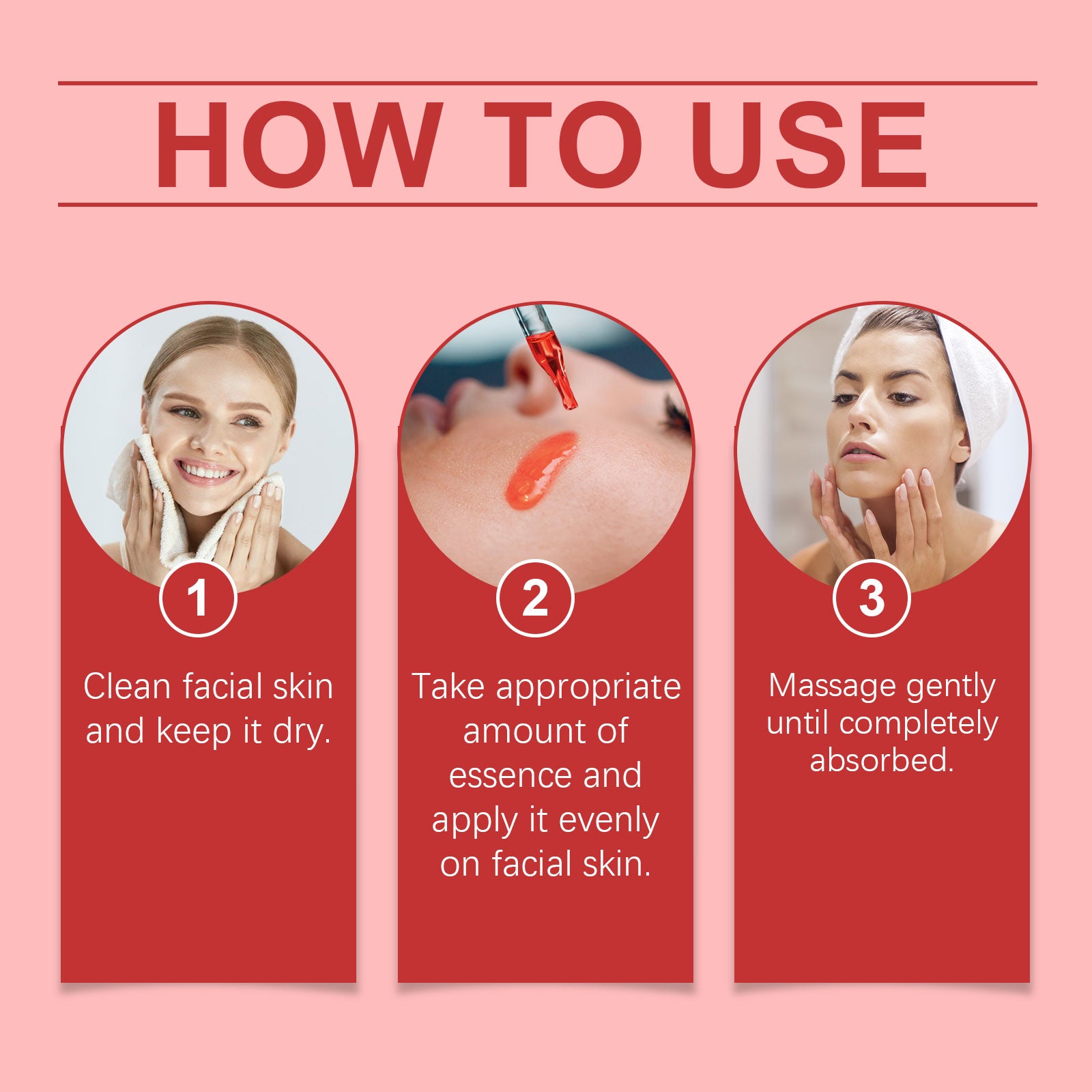 OUHOE Dragon Blood Essence, Facial Skin Contour Radiance Hydrating Moisturizing Essence