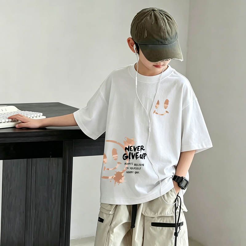 Children's Boy Short Sleeve T-Shirt Top