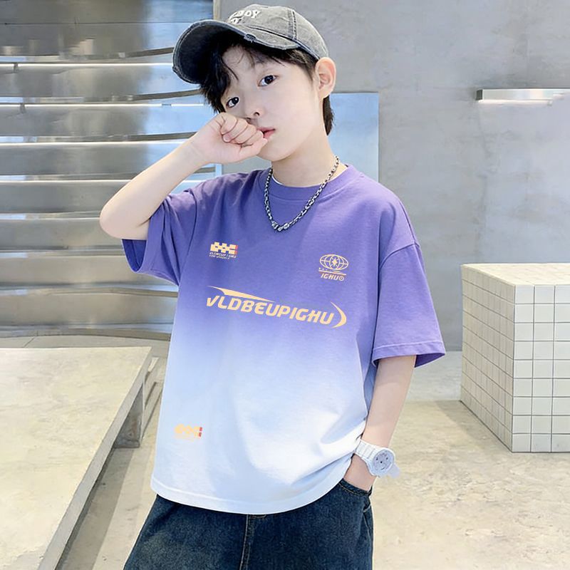 Boy's  Tie-Dye Heavyweight Short Sleeve T-Shirt