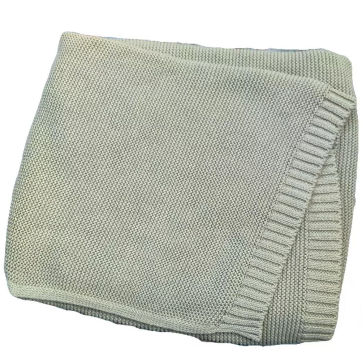 Embroidered Name Baby Knitted Cotton Nap Personality Sofa Blanket