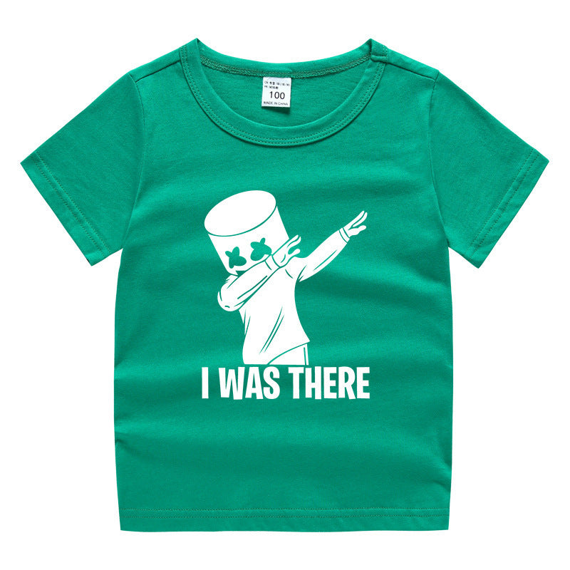 Children's summer short sleeved T-shirt