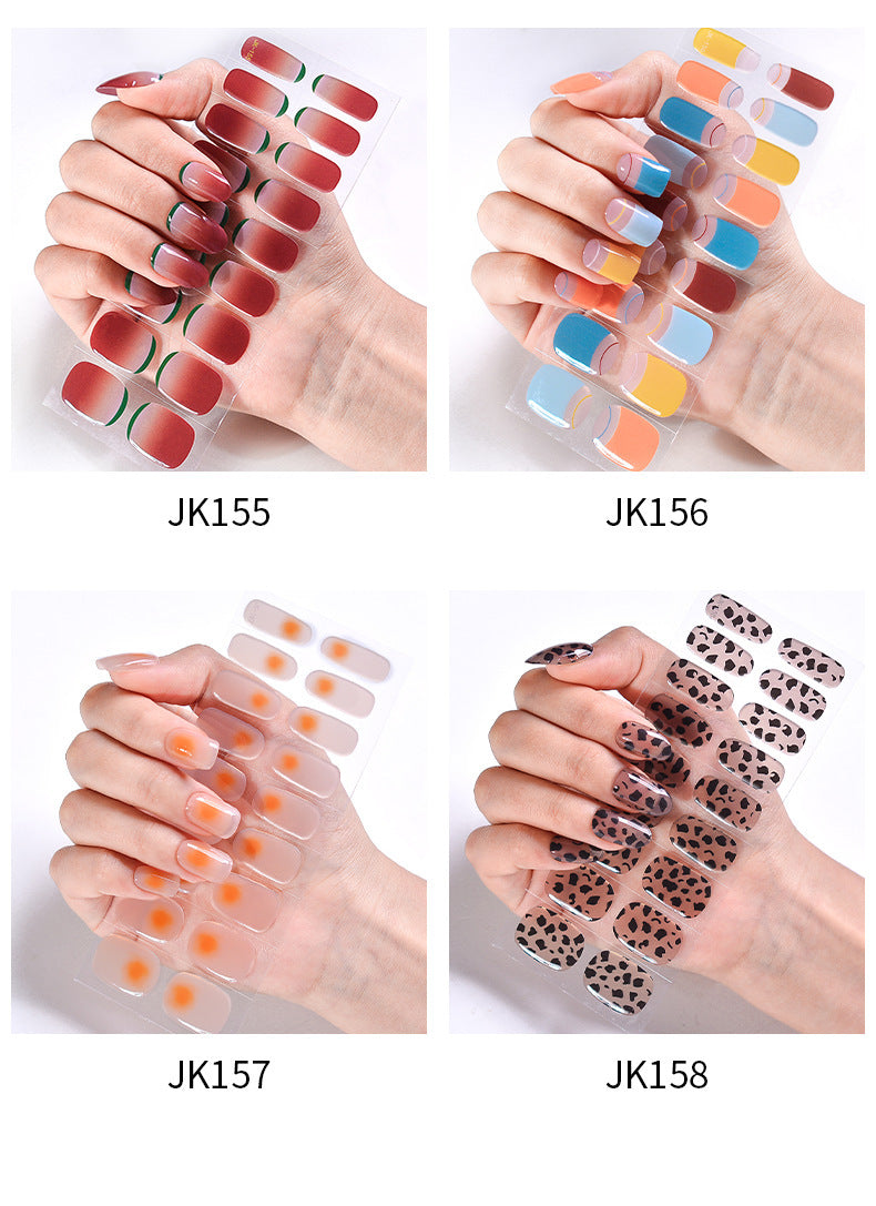 UV Phototherapy Semi-curing Gel Semi-baked Nail Sticker