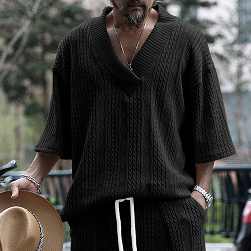 Men's Fashion Casual Loose Short Sleeves