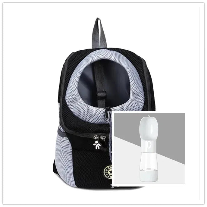 Pet Dog Carrier Carrier For Dogs Backpack Out Double Shoulder Portable Travel Outdoor Carrier Bag Mesh - Bella Enchanté