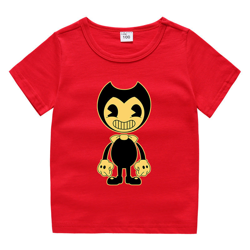 Children's summer short sleeved T-shirt