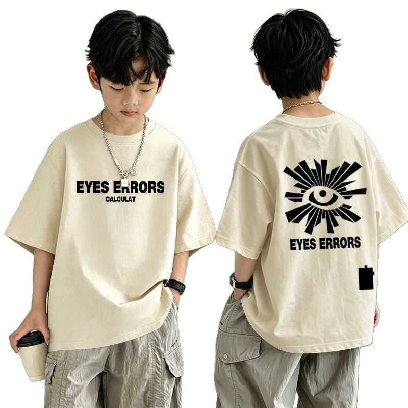 AIALITY SCHOOL Shop our boys' graphic letter print t-shirts in multiple designs Cool streetwear for kids
