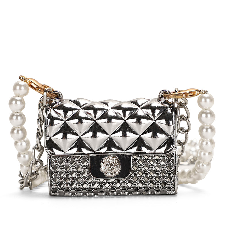 Fashion Personality Mini Bag Women's Pearl Chain