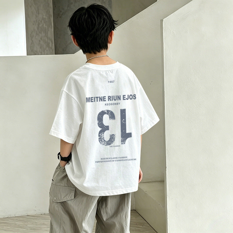 Stylish Boys' Short Sleeve T-Shirt