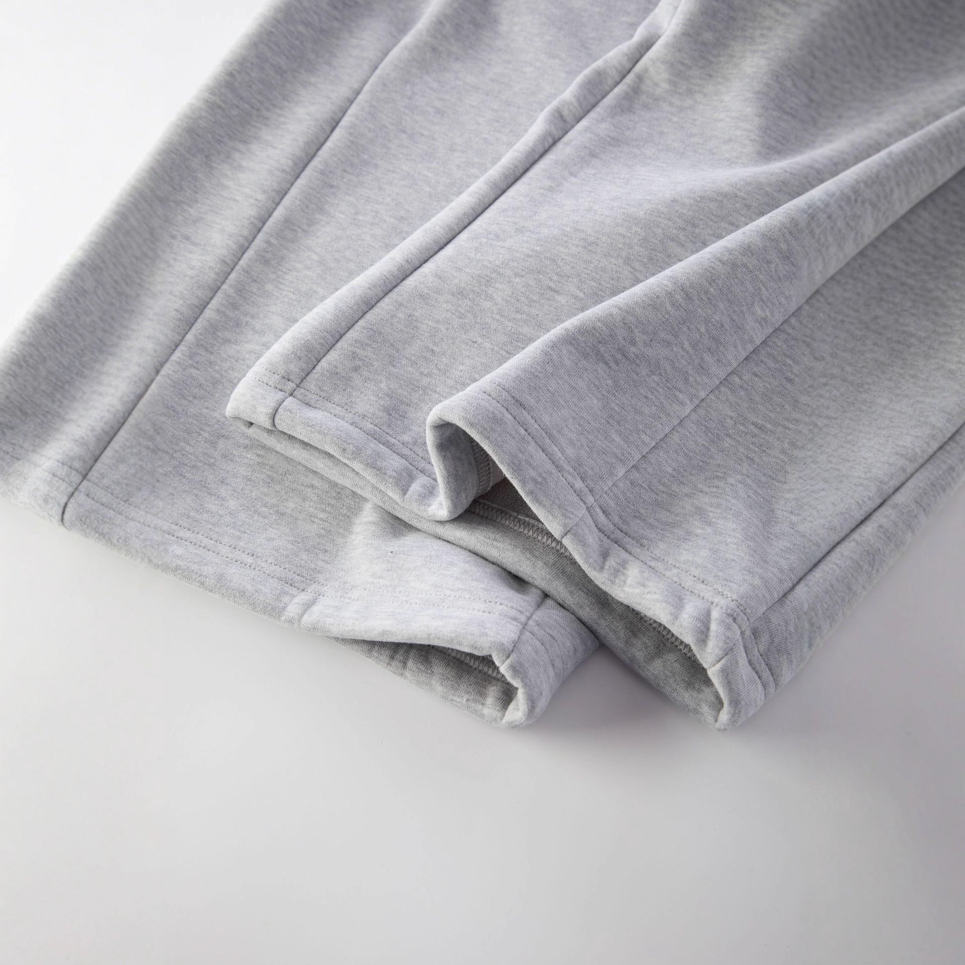 Letter printed drawstring wide leg sweatpants