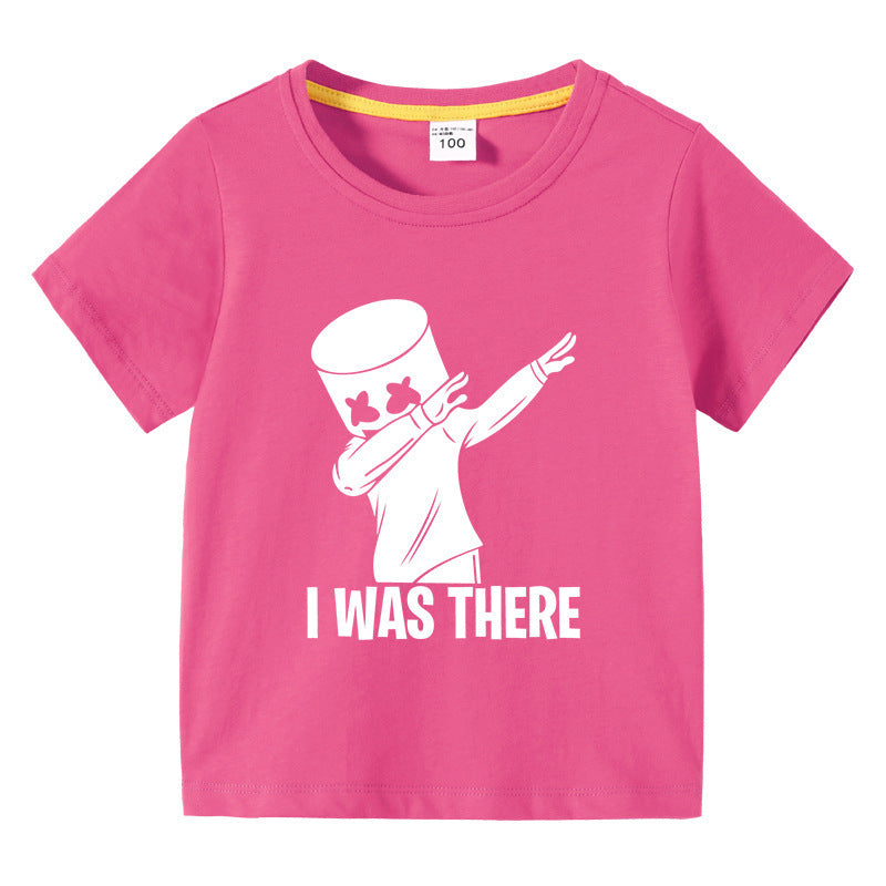 Children's summer short sleeved T-shirt